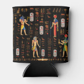 Goud-Egyptische hiërogliefen en godslastering op z Blikjeskoeler (Voorkant)