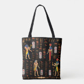Goud-Egyptische hiërogliefen en godslastering op z Tote Bag (Achterkant)