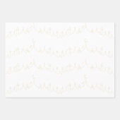 Goud Eid Mubarak Masjid Patroon Ontwerp Inpakpapier Vel (Voorkant 2)