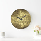 Goud eitale klokken, spiraalgrote klok (Huis)