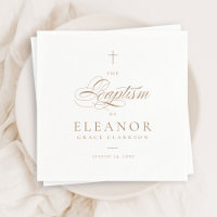 Goud Elegant Cross Script Kalligrafie Doop