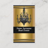 Goud Elegant designer Visitekaartje (Voorkant)