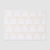 Goud, elegant, eenvoudig luxe traditioneel patroon tissuepapier (Voorkant)