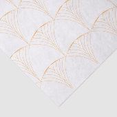 Goud, elegant, eenvoudig luxe traditioneel patroon tissuepapier (Detail)