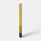 Goud Elegant Japans Tatewaku Patroon Samsung Galaxy Hoesje (Linkerkant)