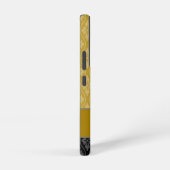 Goud Elegant Japans Tatewaku Patroon Samsung Galaxy Hoesje (Rechterkant)