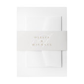 Goud elegant klassiek kalligrafie oud huwelijk uitnodigingen wikkel (Voorkant Voorbeeld)