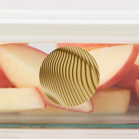 Goud Elegant Ripple Effect Labels (Aangebracht)