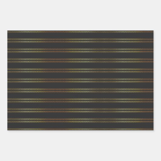 Goud Elegant  Romantisch Inpakpapier Vel (Voorkant 2)