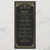 Goud Elegant Tarot Kaart Bruiloft (Voorkant)