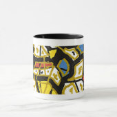 GOUD – Elegante Abstracte Mok (Midden)