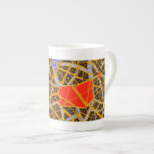 GOUD – Elegante Bone China Mok - GGAST (Voorkant rechts)