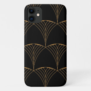 Goud, elegante eenvoudige luxe traditionele patroo Case-Mate iPhone case