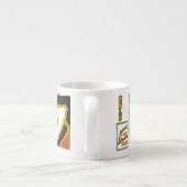 GOUD – Elegante espressiekop Espresso Kop (Achterkant)
