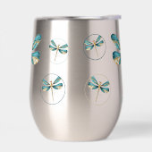 Goud en Aqua Dragonflies Collage (Links)