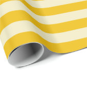 Goud- en beige strepen cadeaupapier (Rol Hoek)