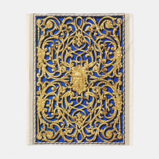 Goud en blauw deken (Voorkant)