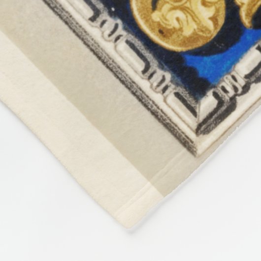 Goud en blauw deken (Hoek)