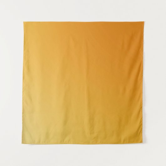 Goud en blauw, eenvoudig wandkleed (Voorkant)