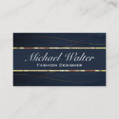 Goud en blauw | Luxemburg Visitekaartje (Voorkant)