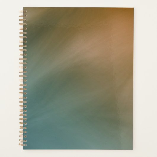 Goud en blauw planner (Voorkant)