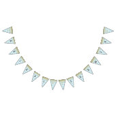 Goud en blauw Vrijgezellenfeest banner (Alle)