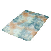 Goud en Blauwgroen bad Badmat (Gekanteld)