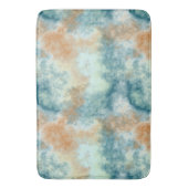 Goud en Blauwgroen bad Badmat (Voorkant Verticaal)