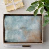 Goud en Blauwgroen bad Tissuepapier (Geschenk)