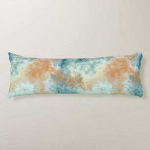 Goud en Blauwgroen Lichaamskussen