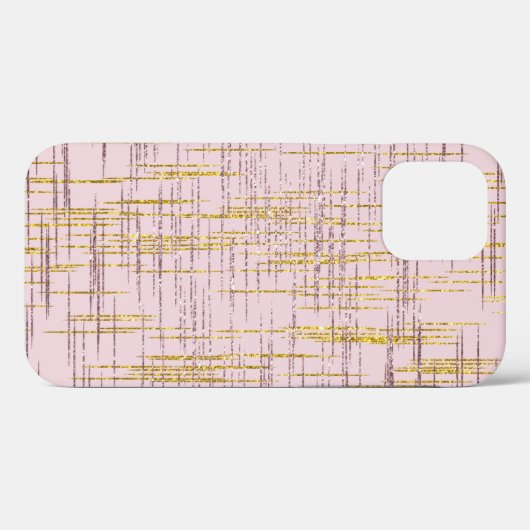 Goud en Blush Glitter Case-Mate iPhone Case (Achterkant (horizontaal))