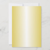 Goud en Bourgogne Wijnrepetitie Inbeluitnodiging Kaart (Achterkant)