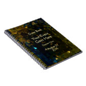 Goud en bruin kristal notitieboek (Rechterzijde)