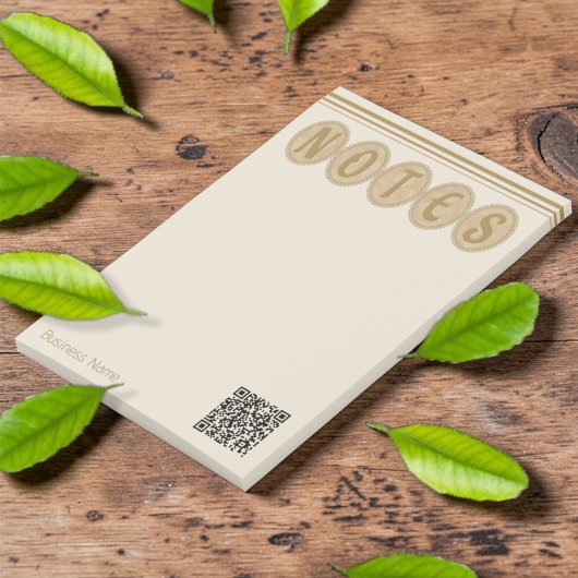 Goud En Crème Fancy Zakelijke Cirkel Notitieblok Post-it® Notes