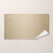 Goud en crèmekleurig streeppatroon bad handdoek (Handdoek)