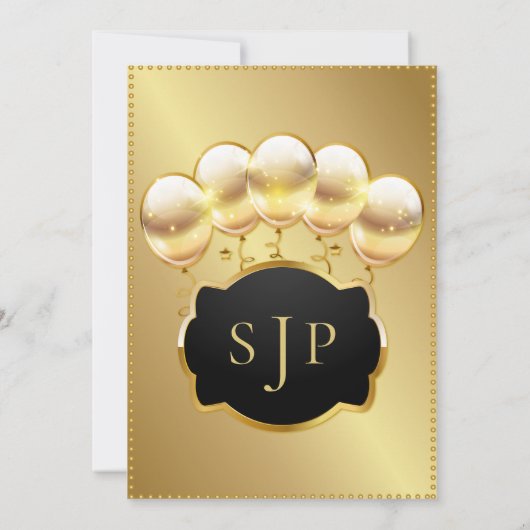 Goud en diamanten 70ste verjaardag Jubileum Kaart (Achterkant)