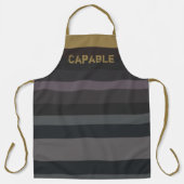 Goud en donkergrijs schort (Voorkant)