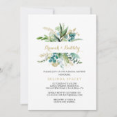 Goud en Eucalyptus Brunch & Bubbly Vrijgezellenfee Kaart (Voorkant)