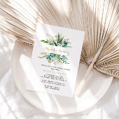 Goud en Eucalyptus Brunch & Bubbly Vrijgezellenfee Kaart