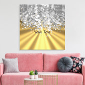 Goud en faux op maat canvas afdruk (Insitu (Woonkamer))