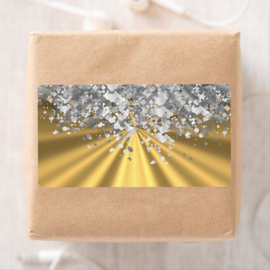 Goud en faux op maat etiket (Insitu)