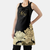 Goud en geel blij 50ste jubileum rozen schort (Insitu)