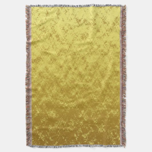 Goud en geel folie, samengevat design deken (Voorkant Verticaal)