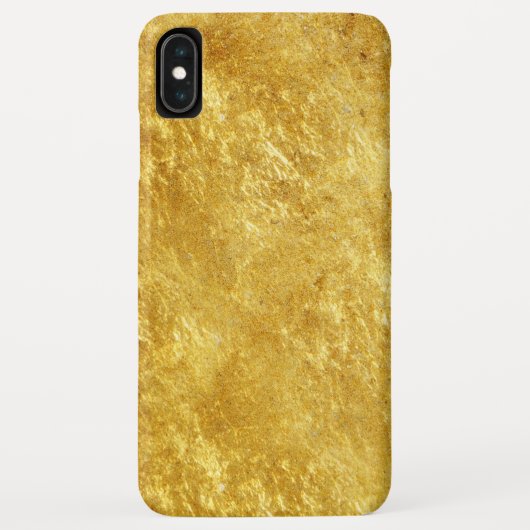 Goud en geel samengeperst marmerpatroon Case-Mate iPhone case (Achterkant)