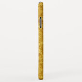 Goud en geel samengeperst marmerpatroon Case-Mate iPhone case (Achterkant/rechts)