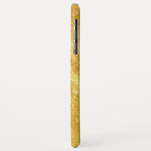Goud en geel samengeperst marmerpatroon Case-Mate iPhone case (Achterkant/links)