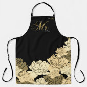 Goud en geel schort ter gelegenheid van de 50e ver (Voorkant)