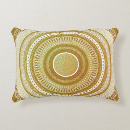 Goud en Glitter Mandala Accent Kussen