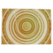 Goud en Glitter Mandala Groot Cadeauzakje (Achterkant)