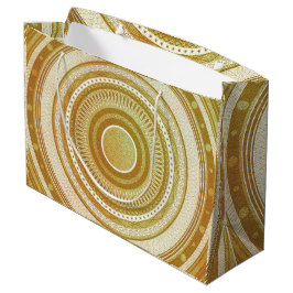 Goud en Glitter Mandala Groot Cadeauzakje